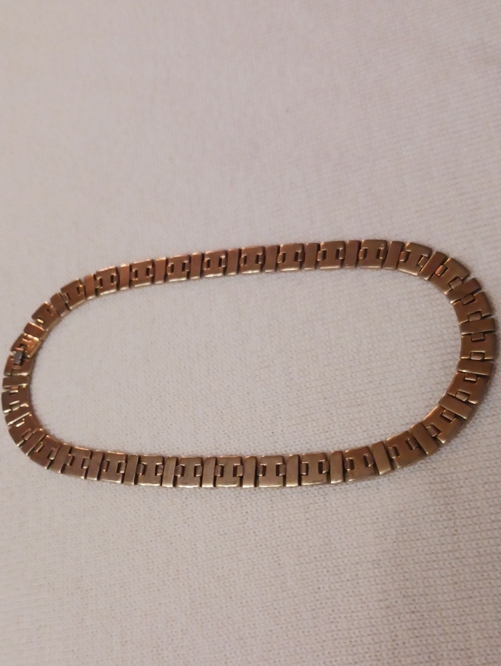 Trifari Gold Link Choker Necklace - Women Jewelry